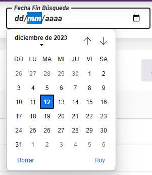 Fecha Fin