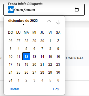 Fecha Inicio