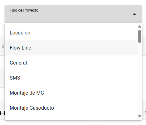 Tipo de Proyecto